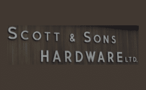 Scott and Son’s Hardware LTD.