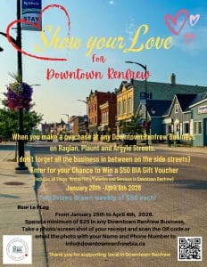 Show Your Love for Downtown Renfrew